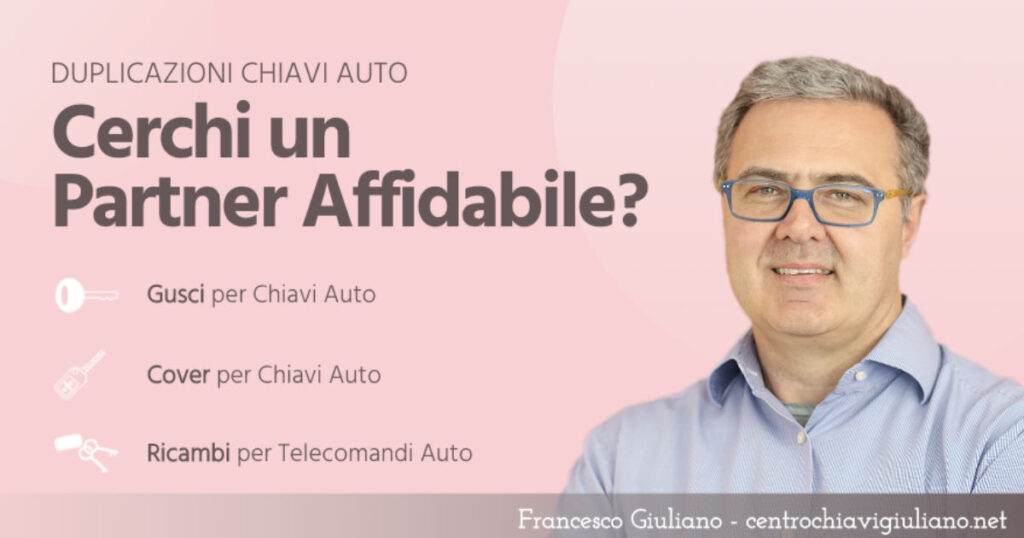 Chaivi e Telecomandi auto: Un'immagine di Francesco Giuliano, titolare di Centro Chiavi Giuliano